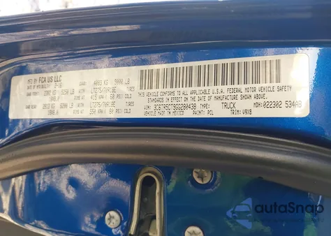 2016 Ram 2500 Tradesman from USA, damaged, VIN 3C6TR5CT9GG280438